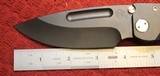 Medford Custom Marauder Full Size Drop Point Blade Folding Knife Full PVD - 5 of 25