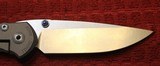 Chris Reeve Sebenza 25 Frame Lock (3.625" Stonewash) Custom Folding Knife - 5 of 25