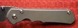 Chris Reeve Sebenza 25 Frame Lock (3.625" Stonewash) Custom Folding Knife - 10 of 25