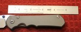 Chris Reeve Sebenza 25 Frame Lock (3.625" Stonewash) Custom Folding Knife - 4 of 25