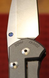 Chris Reeve Large Sebenza 21 Frame Lock (3.625" Stonewash) Blade Custom Folding Knife - 16 of 25