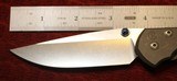 Chris Reeve Large Sebenza 21 Frame Lock (3.625" Stonewash) Blade Custom Folding Knife - 3 of 25