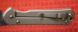 Chris Reeve Large Sebenza 21 Frame Lock (3.625" Stonewash) Blade Custom Folding Knife - 10 of 25
