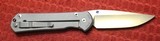 Chris Reeve Large Sebenza 21 Frame Lock (3.625" Stonewash) Blade Custom Folding Knife - 2 of 25