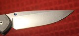 Chris Reeve Large Sebenza 21 Frame Lock (3.625" Stonewash) Blade Custom Folding Knife - 7 of 25