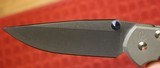 Chris Reeve Large Sebenza 21 Frame Lock (3.625" Stonewash) Blade Custom Folding Knife - 6 of 25