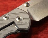 Wilson Combat Star-Benza Titanium Framelock Chris Reeve Custom Folding Knife - 8 of 25