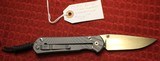Wilson Combat Star-Benza Titanium Framelock Chris Reeve Custom Folding Knife - 2 of 25
