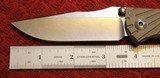 Wilson Tactical® / Chris Reeve Knives - Star-Tac Titanium Framelock "The Umnumzaan" - 3 of 25
