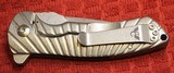 Wilson Combat Defiant Starburst Flipper, Titanium Framelock Custom Knife (Les George) - 18 of 25