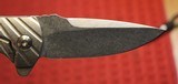 Wilson Combat Defiant Starburst Flipper, Titanium Framelock Custom Knife (Les George) - 6 of 25