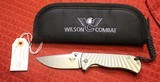 Wilson Combat "Talon" by Les George  Framelock Tactical Folder Custom Knife