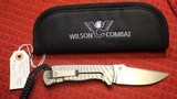 Wilson Combat "Talon" by Les George  Framelock Tactical Folder Custom Knife - 2 of 25