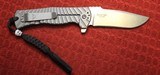 Wilson Combat "Eagle" Framelock Titanium Flipper Custom Folding Knife - 2 of 25