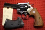 Colt 357 Magnum Pre Python 4" Blue Revolver.
