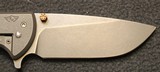 Ferrum Forge + Chaves Veloz Flipper Knife Plain Gray (3.125" Stonewash) FFKW Custom - 5 of 25