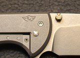 Ferrum Forge + Chaves Veloz Flipper Knife Plain Gray (3.125" Stonewash) FFKW Custom - 8 of 25