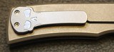 Ferrum Forge + Chaves Veloz Flipper Knife Plain Gray (3.125" Stonewash) FFKW Custom - 9 of 25