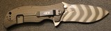 Zero Tolerance 0303 Assisted Opening Knife Black G-10 (3.75" Tiger Stripe) ZT Drop Point Custom - 2 of 25
