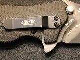 Zero Tolerance 0303 Assisted Opening Knife Black G-10 (3.75" Tiger Stripe) ZT Drop Point Custom - 9 of 25