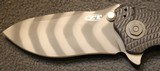 Zero Tolerance 0303 Assisted Opening Knife Black G-10 (3.75" Tiger Stripe) ZT Drop Point Custom - 3 of 25
