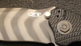 Zero Tolerance 0303 Assisted Opening Knife Black G-10 (3.75" Tiger Stripe) ZT Drop Point Custom - 7 of 25