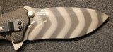Zero Tolerance 0303 Assisted Opening Knife Black G-10 (3.75" Tiger Stripe) ZT Drop Point Custom - 5 of 25