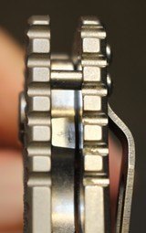 Rick Hinderer XM-18 Custom Knife with a 3.5” Spanto Blade Full Titanium Scale Golfballed by Chuck Rogers - 17 of 25