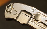 Rick Hinderer Knives MP-1 3.5" Flipper, S35VN Sheepsfoot Blade, Full Titanium Custom Knife - 17 of 25