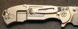 Rick Hinderer Knives MP-1 3.5" Flipper, S35VN Sheepsfoot Blade, Full Titanium Custom Knife - 6 of 25