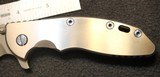 Rick Hinderer Knives XM-24 Custom Spearpoint Flipper Full Polished Titanium Knife - 4 of 25