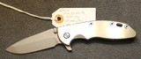 Rick Hinderer Knives XM-24 Custom Spearpoint Flipper Full Polished Titanium Knife - 1 of 25
