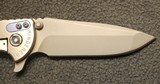 Rick Hinderer Knives XM-24 Custom Spearpoint Flipper Full Polished Titanium Knife - 5 of 25