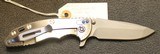 Rick Hinderer Knives XM-24 Custom Spearpoint Flipper Full Polished Titanium Knife - 2 of 25