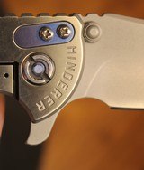 Rick Hinderer Knives XM-24 Custom Spearpoint Flipper Full Polished Titanium Knife - 12 of 25