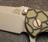 Rick Hinderer Knives Jurassic Flipper 3.25" S35VN Working Finish Spear Point Blade, Black/Green G10 Handle - 7 of 25