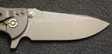Rick Hinderer Knives Jurassic Flipper 3.25" S35VN Working Finish Spear Point Blade, Black/Green G10 Handle - 5 of 25