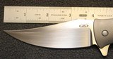 Tom Mayo Persian Flipper Custom Folding Knife - 3 of 25