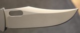 Tom Mayo Large Covert Custom Folding Knife w Bowie Drop Point blade - 14 of 25