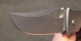 Tom Mayo Large Covert Custom Folding Knife w Bowie Drop Point blade - 10 of 25