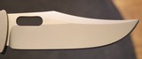 Tom Mayo Large Covert Custom Folding Knife w Bowie Drop Point blade - 13 of 25