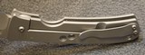 Tom Mayo Large Covert Custom Folding Knife w Bowie Drop Point blade - 20 of 25