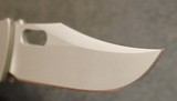 Tom Mayo Large Covert Custom Folding Knife w Bowie Drop Point blade - 11 of 25