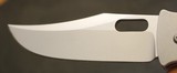 Tom Mayo Large Covert Custom Folding Knife w Bowie Drop Point blade - 7 of 25