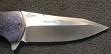 Kirby Lambert Custom Deluxe Crossroads Flipper Prototype Folding Knife - 5 of 25
