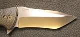 Kirby Lambert Snap MGT Flipper LSCF moon glow Custom Knife - 5 of 25