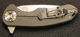 Curtiss Knives F3 Medium Flipper 3.25" Blade, Diamond Checker Handles Custom Folding Knife - 23 of 25