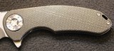 Curtiss Knives F3 Medium Flipper 3.25" Blade, Diamond Checker Handles Custom Folding Knife - 4 of 25