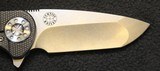Curtiss Knives F3 Medium Flipper 3.25" Blade, Diamond Checker Handles Custom Folding Knife - 5 of 25