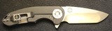 Curtiss Knives F3 Medium Flipper 3.25" Blade, Diamond Checker Handles Custom Folding Knife - 2 of 25